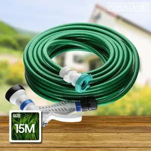 (KIMOS)고급멀티 호스 세트15M 분사기 물호스 연결구청소 세차 원예 원예용 워터건