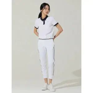 [아웃도어스/헤일리]헤일리골프 여성 밴드 포인트 카라 반팔 티셔츠 HUAKT1014