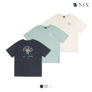 [NIX]유니) 20S싱글 - LIVING 그래픽 티셔츠(FNRMCTR786P)