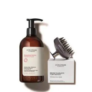 [록시땅](강남점)[손상모케어] 인텐시브 리페어 샴푸 500ml 세트 (+두피 브러쉬)