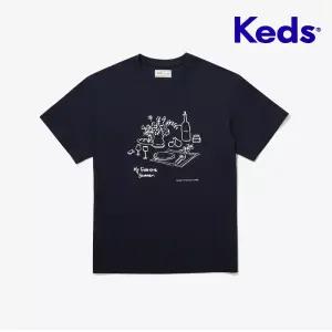 KEDS 피크닉 티셔츠_KD2RSG2107FNAY