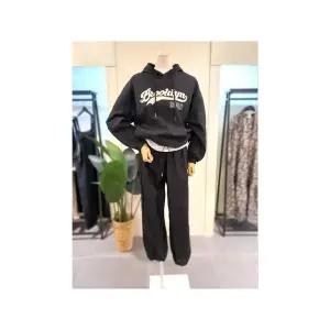 [하프클럽/미스칸트]  STP306BK 바스락 1980 후드 조거 세트 블랙