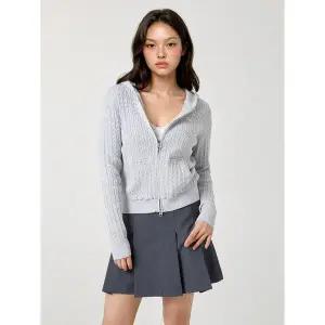 [후아유](마산점)High-Guage Cable Hoodie Zip-up / WHCKG2391F