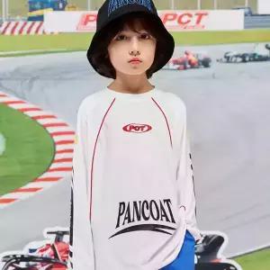 [팬콧키즈] PCT 엠보 메쉬 라글란 롱슬리브(SNOW WHITE)