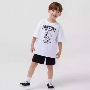 [팬콧키즈] 팝프렌즈 캐릭터 상하복(BLACK)