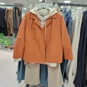 HC42 배색 스티치 자켓 안감없이 가볍게 걸치기 좋은 자켓 짧은기장 OHEFJK104