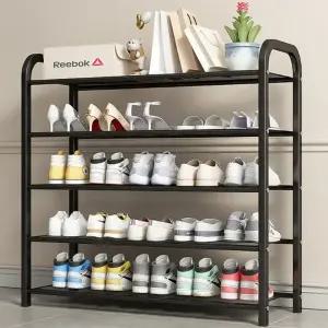 오픈형 현관 신발장 철제 선반 정리 선반 5단