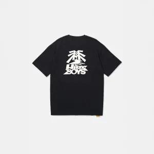 [코오롱스포츠](센텀시티점) 남녀공용 그래픽 반팔 티셔츠 페이퍼프레스 JWTCM25831BLK