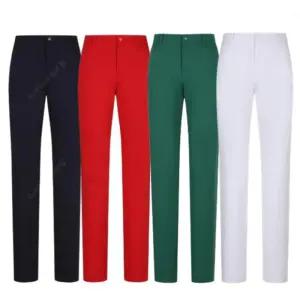 레노마골프 남성 골프 봄 솔리드 테잎 장식 일자핏 스판 바지 N-1581