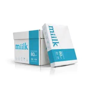 밀크 복사용지 A4 80g 500매x5권 2500매/복사지/프린터/다용도/사무용지/오피스/인쇄지/보고서/멀티/학교