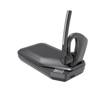 코남보 블루투스 헤드셋 V5.2 750mAH 충전 케이스 80시간 통화 시간 무선 CVC8.0 듀얼 마이크 노이즈 캔슬링 기능이 있는 휴대폰 트럭 운전사 작업용 이어폰