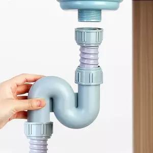 싱크s트랩 1구 싱크대배관교체 배수구부속 배수관호스 하부냄새