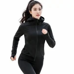 튜뮤 살빼는 여자 땀복 후드자켓 조깅 헬스복