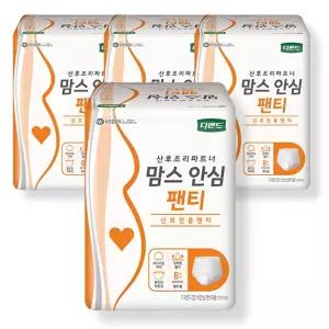 디펜드 여성용 맘스 안심팬티 성인기저귀 8개입, 4개