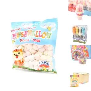 멜로 머쉬멜로우 라운드 트위스트 135g(1박 12개입)/어린이/간식/마시멜로우/마쉬멜로우/간식거리/간식용