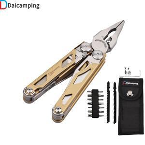 다이캠핑 DL30 교체 가능 부품 나이프 멀티툴 커터 EDC 생존 장비 플라이어 접이식