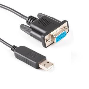 CP2102 ZT232 칩셋 Null 모뎀 직렬 RS232 케이블 USB-RS232 DB9 암 어댑터 크로스 유선