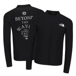 [매장판] 노스페이스 래쉬가드 집업 남성 서프 물놀이 수영복 블랙 NJ5JS05A