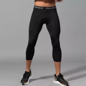 남자 3컬러 헬스 런닝 스포츠웨어 7부 레깅스 타이즈 런닝 헬스 스포츠 7부