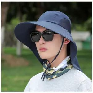 [제이커머스]남성 햇빛차단모자 1P 여름 사파리 정글 챙넓은 모자 남자여름모자 남성여름모자 사파리모자