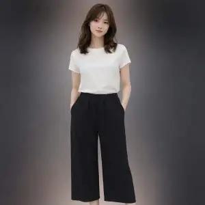 [엠씨](신세계 사우스시티)밴딩 와이드 팬츠(C53P052)