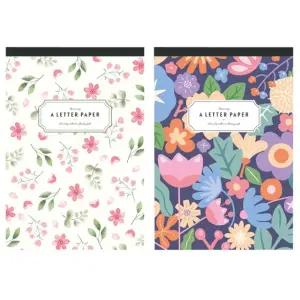 큰 꽃길 패드 편지지 2개 종이 쓰기 편선지