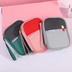 여행용 소형 응급키트 반창고 비상약 휴대용 파우치/응급/키트/약케이스/구급약/상자/구급/비상용/약보관