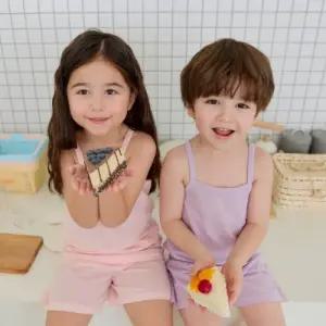 잼잼 모달메쉬 끈나시실내복(5color)