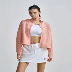 26S 여성 W 쿠쉬라이트 경량 우븐 크롭 자켓 (핑크) [TWWJ20863-PKS]