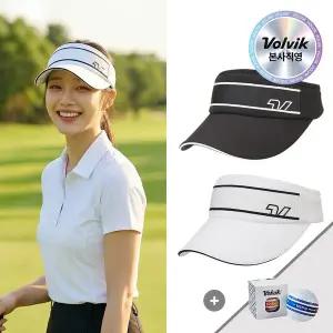 [볼빅][본사직영] 볼빅 밴딩 스트랩 여성 와이드 바이저 골프모자
