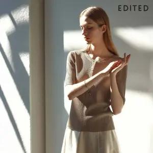 TV상품26SS 최신상 에디티드 헨리넥 니트 3종 1211829