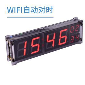 스마트 호환 시계 이동 와이파이 거실 진자 무선 네트워크 타이밍 전자 자동 알람