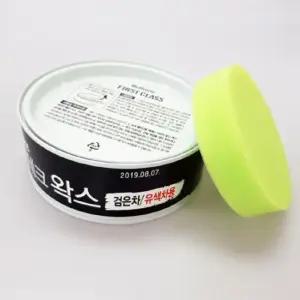 자동차물왁스 불스원 자동차 카 고체 광택제 차 왁스 검정 유색