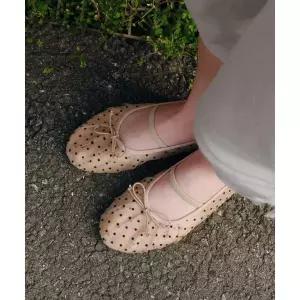 질스튜어트 JILLSTUART JILL BY 홀리 시어 메쉬 리본 플랫 - 4colors JLSO6E69