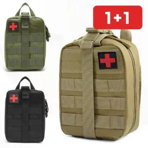 택티컬 비상용 차량용 구급낭 서바이벌 캠핑 응급키트 몰리  1+1
