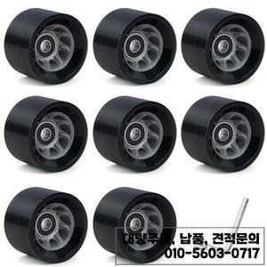 더블 행 롤러 스케이트 용 8Pcs 바퀴 쿼드 82A/90A/92A/95A 경도