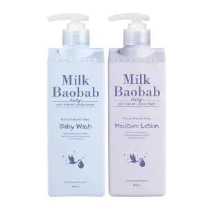 밀크바오밥 베이비 워시 500ml+베이비 모이스처로션 500ml