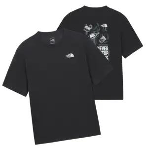 [매장판] 노스페이스 반팔티 데이캠퍼 남성 티셔츠 차콜 그레이 NT7US23A