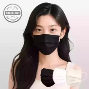 국산 MB필터 일회용 덴탈 마스크 블랙 50매 비말차단 사용 원부자재