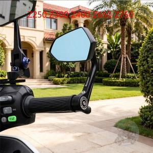 Z250 Z300 Z1000 Z650RS바이크 오토바이용 블랙 7/8인치 핸들바 엔드 미러 브레이크  클러치 프로텍터