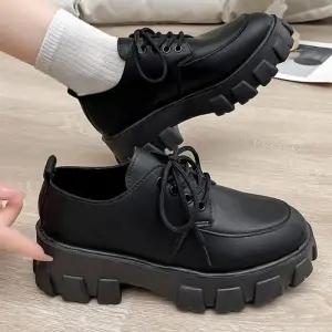 [오노마] ONM 무광 유광 2종 키높이 통굽 데일리 패션 여성 로퍼