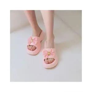 에고이스트 [BLUE LABEL] 리본 플랫폼 슬리퍼 ER3OAS40