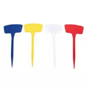 (10개) T자형 화분 식물 이름표 대형 27cm 나무네임택 수목명찰