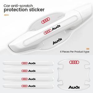 자동차 투명 도어 핸들 보호 외부 스타일링 그릇 스티커 아우디 A1 A2 A3 A4 A5 A6 A7 A8 Q1 Q2 Q3 Q4 Q5 Q