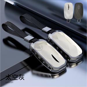 자동차 알루미늄 합금 TPU 키 케이스 커버 거치대, 현대 제네시스 G90 G70 G80 EQ900 GV60 6 7 8 버튼, 용품 부품