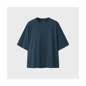 탑텐 TOPTEN 여성 쿨에어 코튼 크루넥 반팔티 오버핏_MSF2TS2007 MSF2TS2007 430716