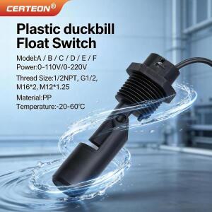 PP 플로트 스위치 물레벨 제어 부리형 플라스틱 액체레벨 센서 수족관 탱크 산업용 수위조절기