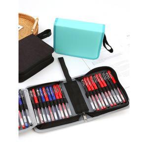 카코 펜 펜슬 꽂이 심플펜케이스 홀 보관함 20x15x5 3cm 케이스 색 28 만년필 파우치 홀더 검은