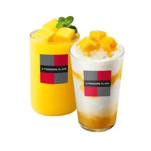 [투썸플레이스] 애플망고 눈꽃컵 + 애플망고 주스 R