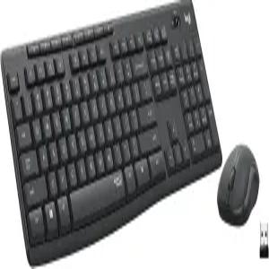 로지텍 MK295 무선 키보드 마우스 세트 저소음 SilentTouch 풀사이즈 사무용 PC 맥 호환 그래파이트